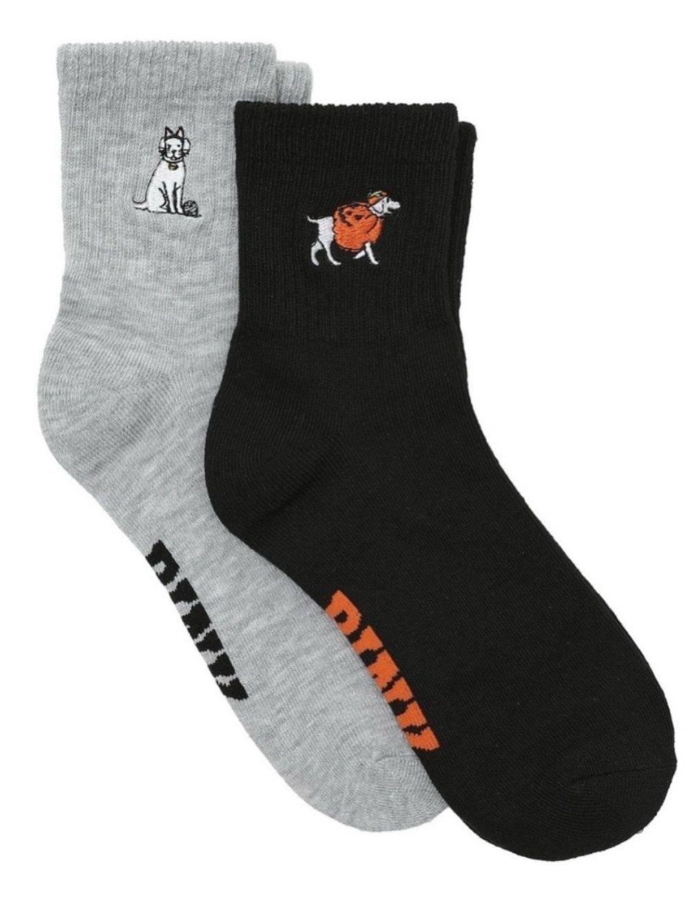 PINK Victoria's Secret “Trick or Treat Doggy” 2 Pack Quarter Socks- NWT